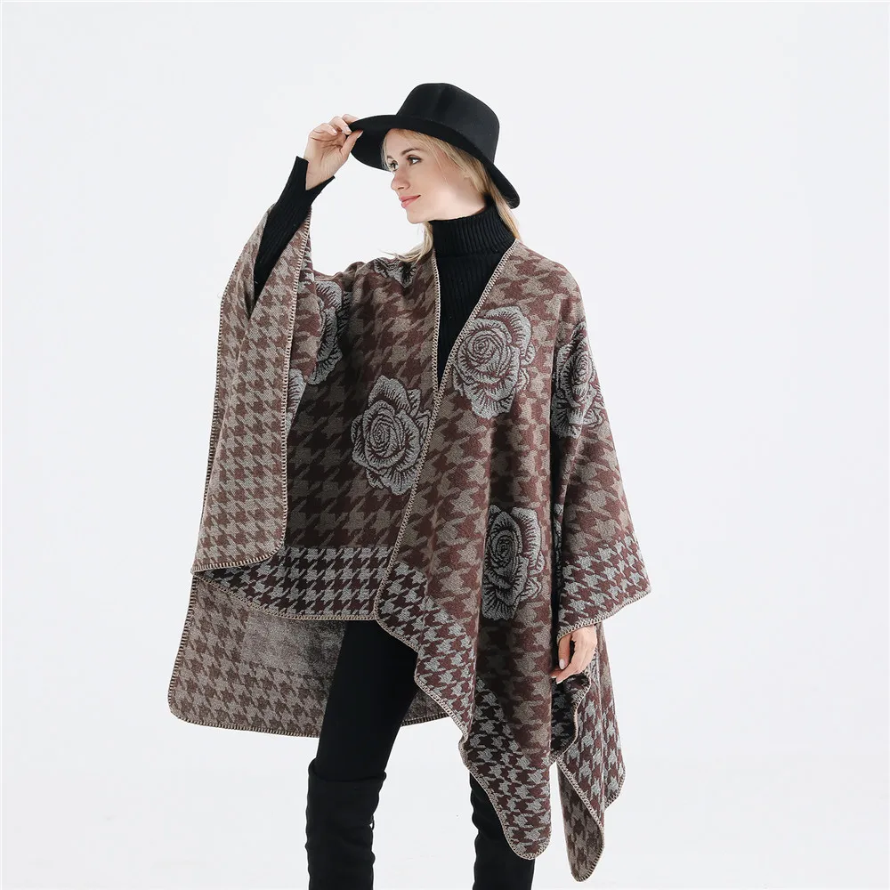 2022 Autumn Winter New Hot Selling Fashion Gold Flower Pattern Travel Imitation Cashmere Women Shawl Poncho Capes Khaki
2022 Autumn Winter New Hot Selling Fashion Gold Flower Pattern Travel Imitation Cashmere Women Shawl Poncho Capes Khaki