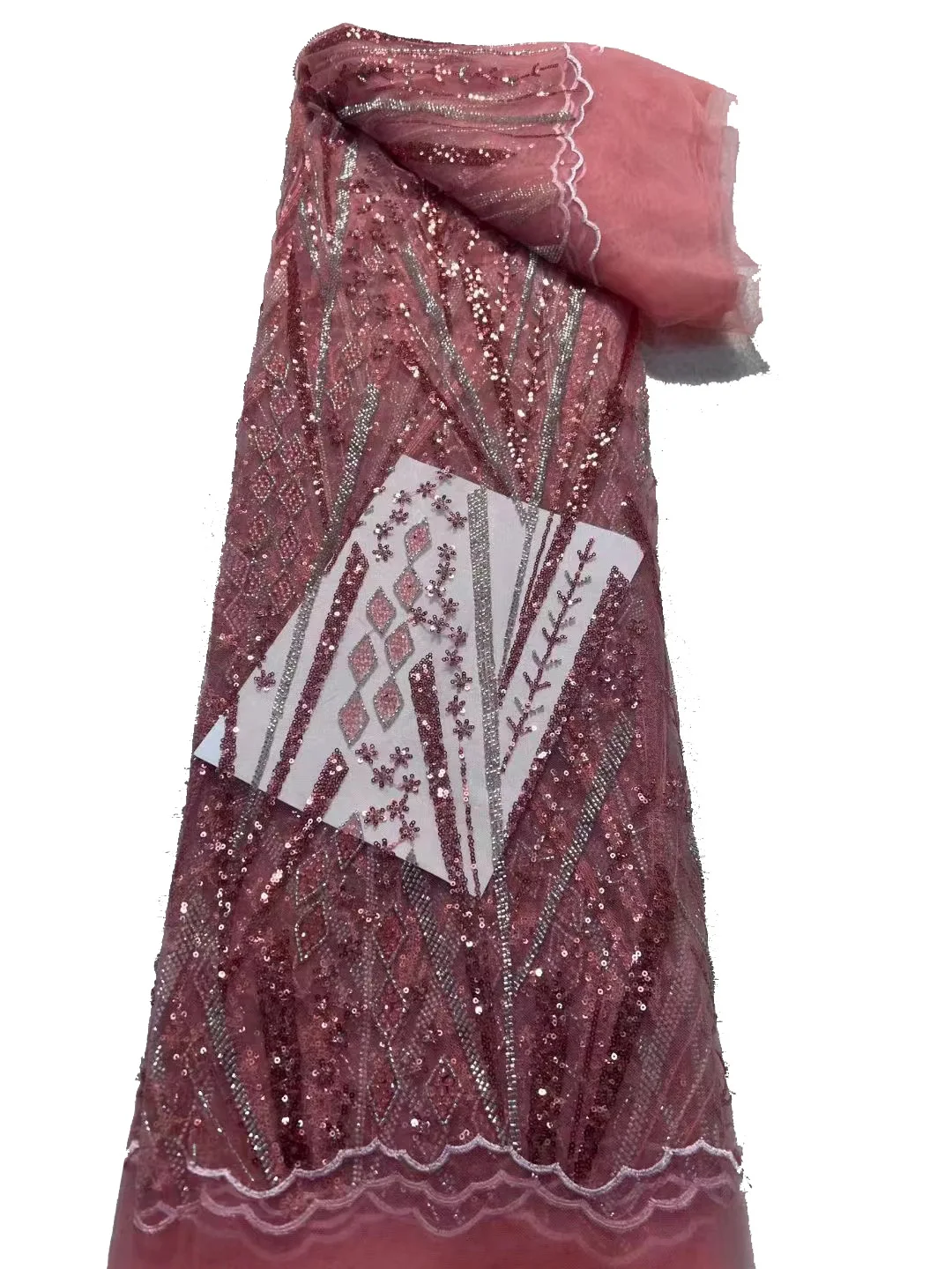 Beautiful beaded sequinned tulle, delicate floral lace embroidery, stylish evening dress skirt/5yards
Beautiful beaded sequinned tulle, delicate floral lace embroidery, stylish evening dress skirt/5yards