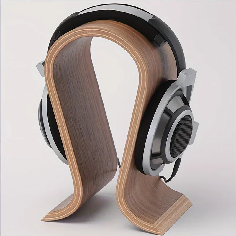 Headphone stand U-shaped wooden, wooden headphone stand Desktop headphone display stand, suitable for almost all headphones.
Headphone stand U-shaped wooden, wooden headphone stand Desktop headphone display stand, suitable for almost all headphones.