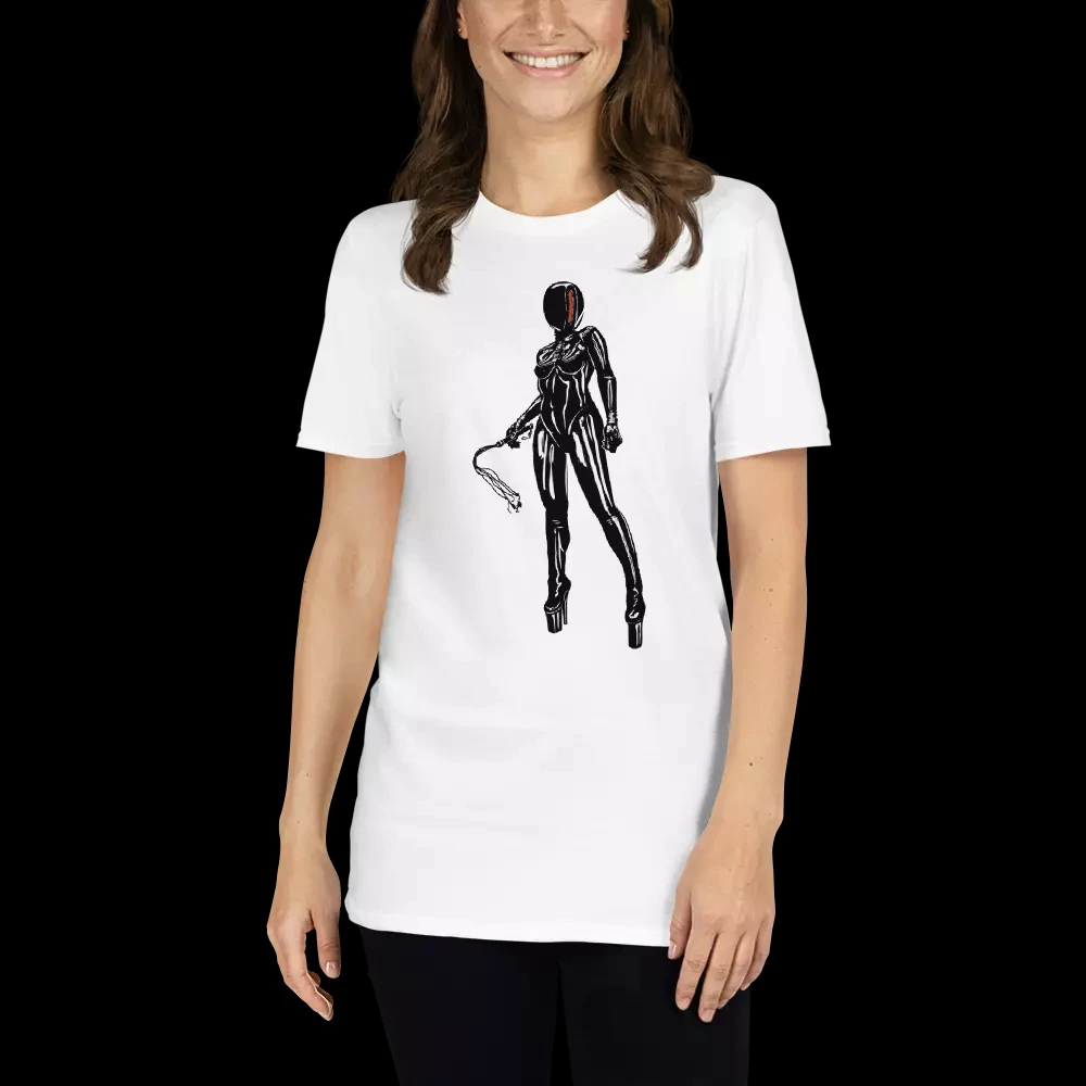 Leather Bag Dominatrix Women's T-Shirt Cyclist Style Whip Print T-Shirt Gothic Summer Casual Y2K Top Harajuku Women's Clothing
Leather Bag Dominatrix Women's T-Shirt Cyclist Style Whip Print T-Shirt Gothic Summer Casual Y2K Top Harajuku Women's Clothing