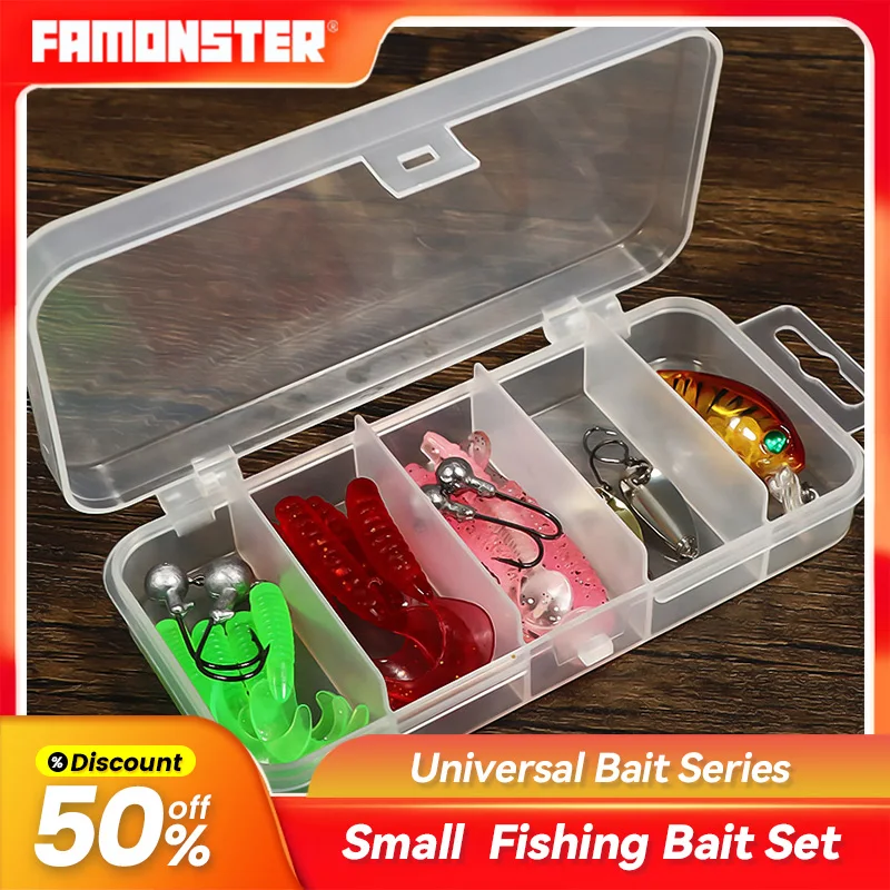 Famonster 19pcs Kit Fishing Baits Set Soft Minnow Spoons Silicone Lures Metal Spinner Set Hooks Tackle Hard Bait With Box Pike
Famonster 19pcs Kit Fishing Baits Set Soft Minnow Spoons Silicone Lures Metal Spinner Set Hooks Tackle Hard Bait With Box Pike