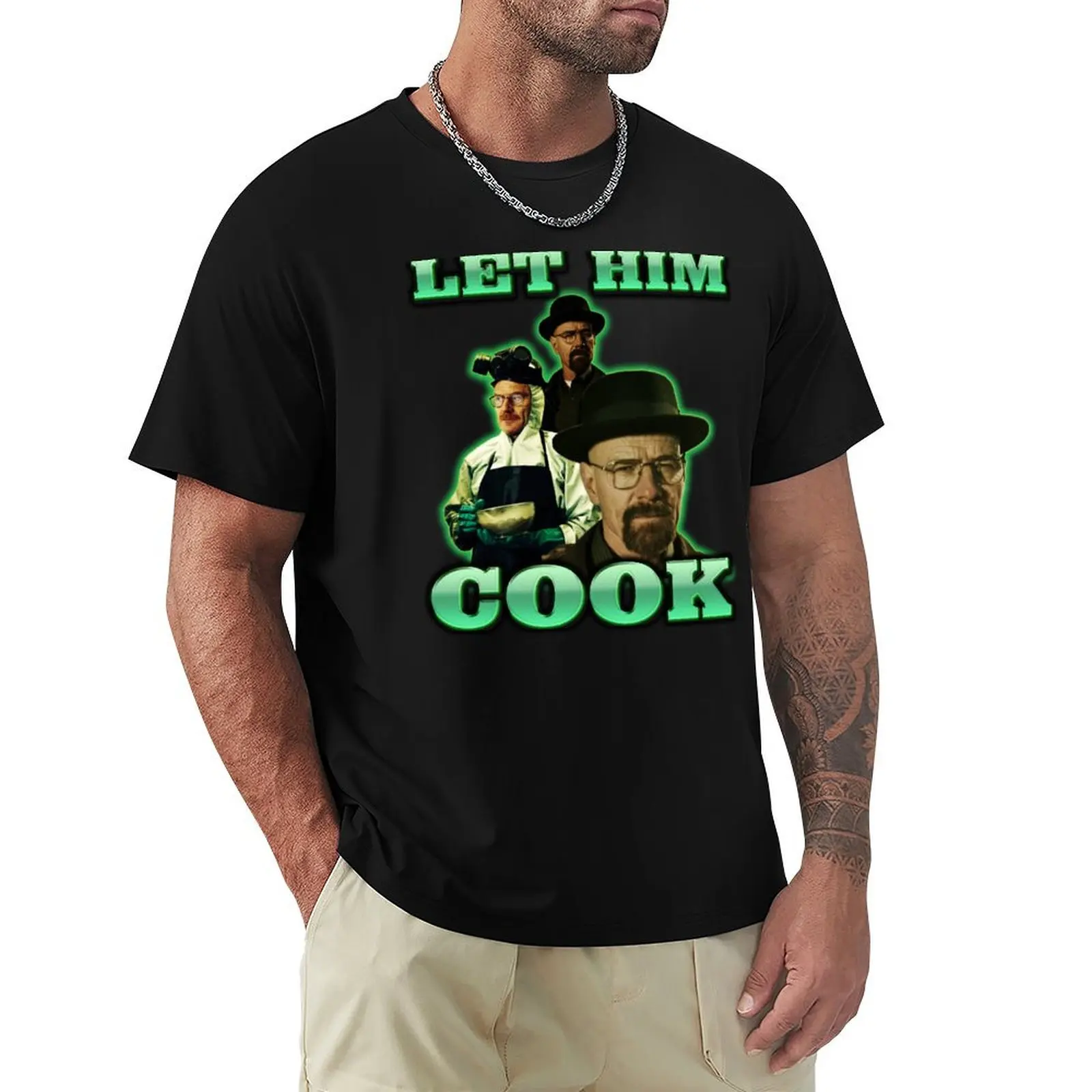 Let him cook Walter White T-Shirt Funny t-shirt anime figures cute tops custom t-shirts Men's t-shirt
Let him cook Walter White T-Shirt Funny t-shirt anime figures cute tops custom t-shirts Men's t-shirt