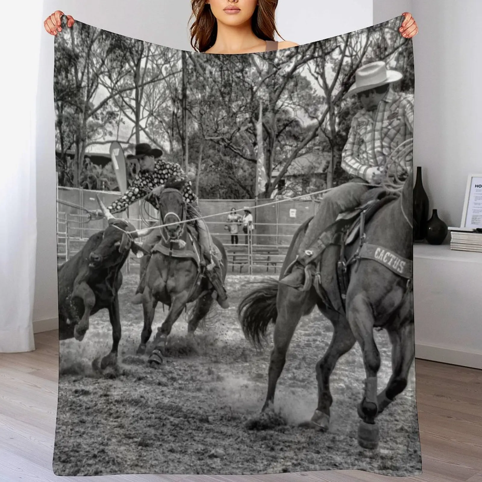 CATTLE ROPING, TEAM ROPING ART AND DESIGNS Throw Blanket Soft Warm Blanket Gift for Grandparents
CATTLE ROPING, TEAM ROPING ART AND DESIGNS Throw Blanket Soft Warm Blanket Gift for Grandparents