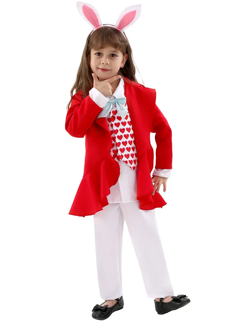 Children's Halloween Cosplay Animals Rabbit Cosplay Costumes Kindergarten Stage Performance Costumes Easter Gifts
Children's Halloween Cosplay Animals Rabbit Cosplay Costumes Kindergarten Stage Performance Costumes Easter Gifts