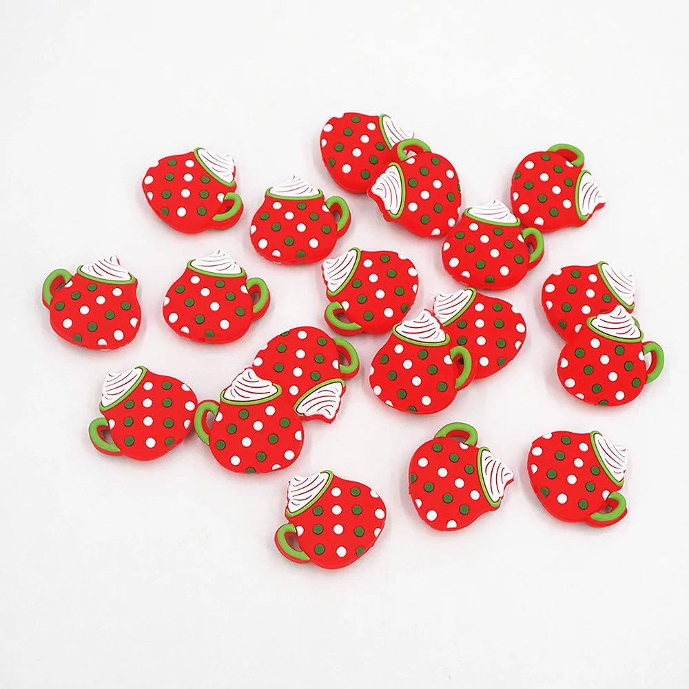 Chenkai 50PCS Coffee Mug Silicone Focal Beads For Beadable Pen Silicone Charms for Keychain Making Christmas Silicone Characters
Chenkai 50PCS Coffee Mug Silicone Focal Beads For Beadable Pen Silicone Charms for Keychain Making Christmas Silicone Characters