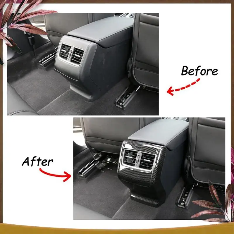 AB59-Car Rear Air Condition Vent Frame Trim Panel For Honda Accord 2018-2021 Air Outlet Anti-Kick Trim Cover ABS Carbon Fiber
AB59-Car Rear Air Condition Vent Frame Trim Panel For Honda Accord 2018-2021 Air Outlet Anti-Kick Trim Cover ABS Carbon Fiber