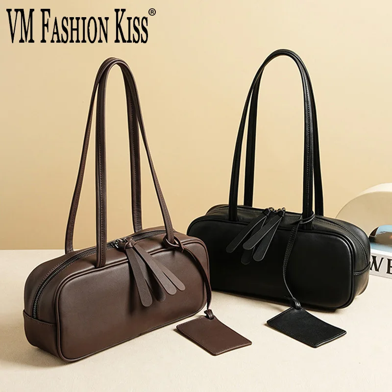 Solid Cowhide Top Handle Bag 2025 Premium Sense Daily Women's Bag Niche Design Fashion Long Clutch Bag Shoulder Bag High Qualit
Solid Cowhide Top Handle Bag 2025 Premium Sense Daily Women's Bag Niche Design Fashion Long Clutch Bag Shoulder Bag High Qualit