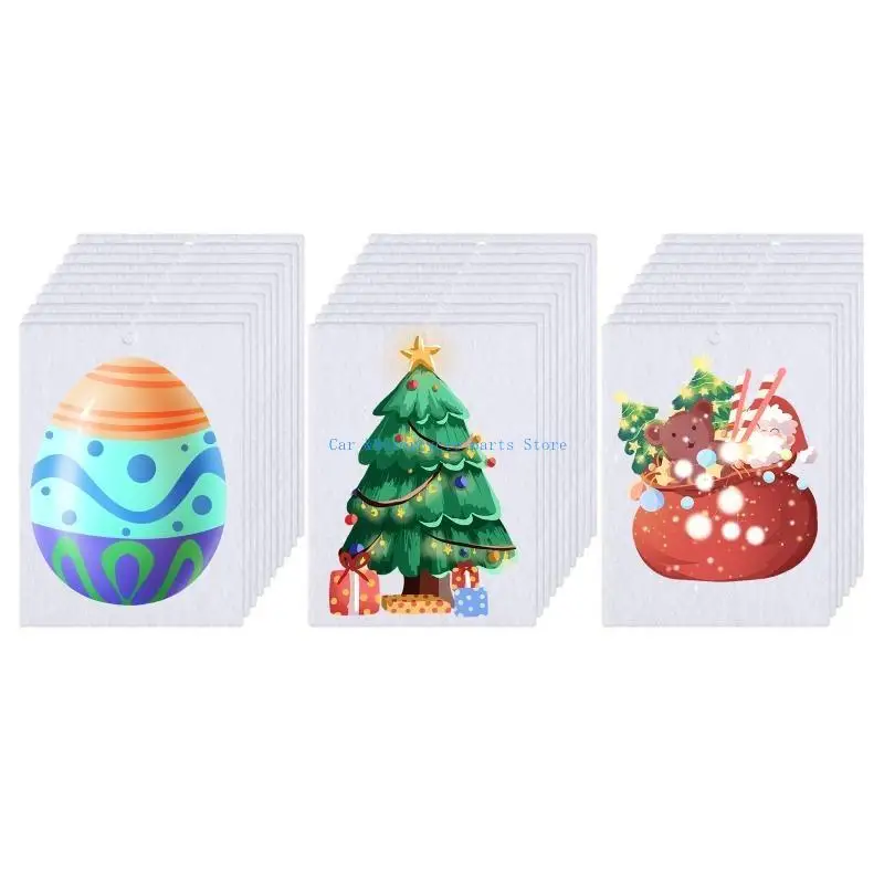 Y9UC 30 Pcs Rectangle Felt Air Freshener with Elastic Cord for Home Car Decoration
Y9UC 30 Pcs Rectangle Felt Air Freshener with Elastic Cord for Home Car Decoration