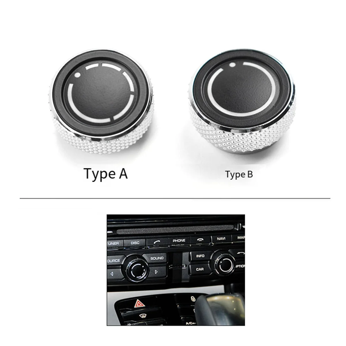 Air Conditioning Knob Console Audio Volume Radio Knob Cover Control Switch Button for Porsche Macan Panamera CayenneHUG
Air Conditioning Knob Console Audio Volume Radio Knob Cover Control Switch Button for Porsche Macan Panamera CayenneHUG