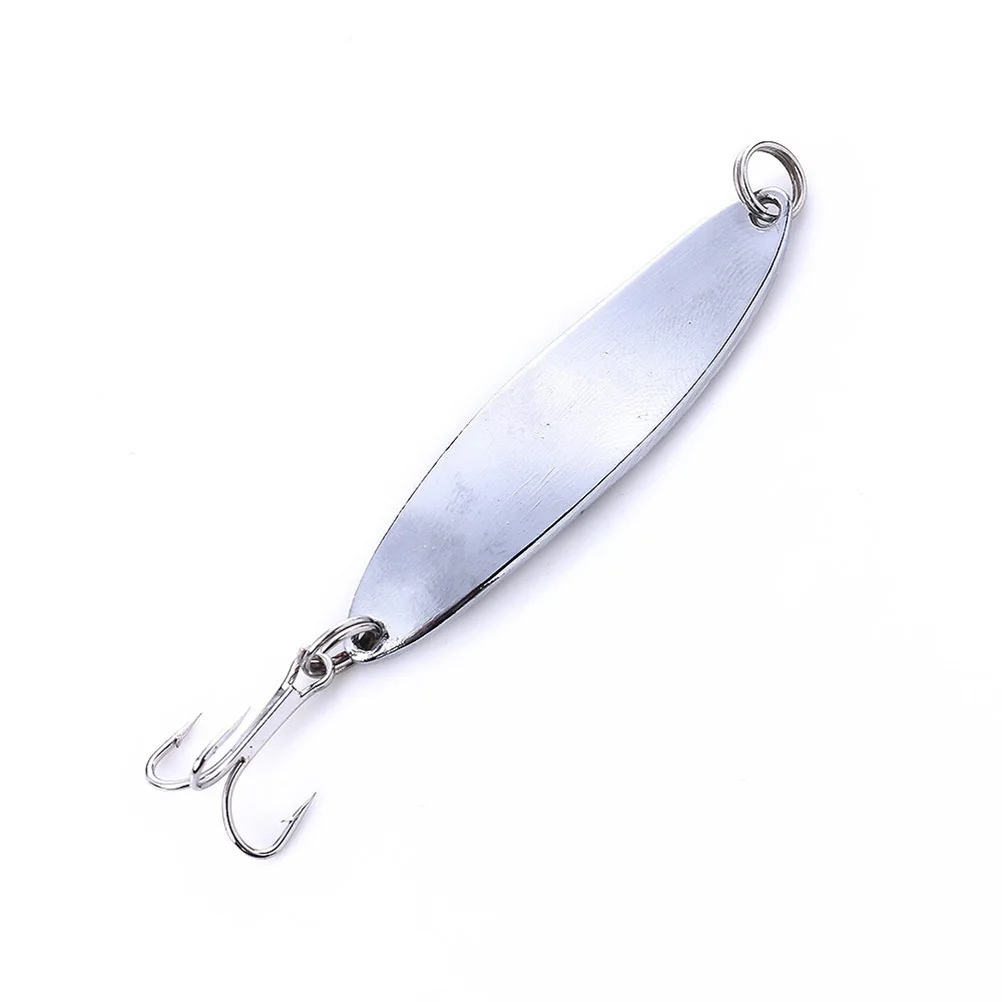 5Pcs Metal Reflective Fishing Lure Silver Long Distance Use Fish Bait Hook Strong Tackle Kit for Lake Sea Metal Fishing Bait
5Pcs Metal Reflective Fishing Lure Silver Long Distance Use Fish Bait Hook Strong Tackle Kit for Lake Sea Metal Fishing Bait