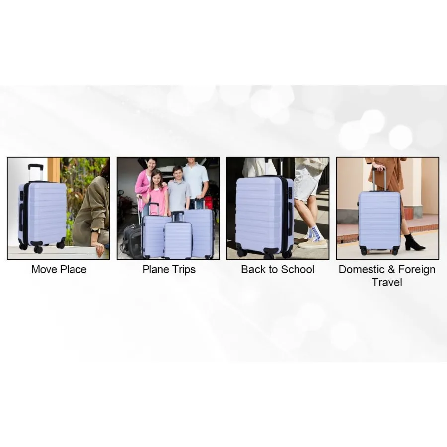 luggage sets 3 piece carryon luggage with wheels check in luggage 28 24 20 inch luggage tsa approved lock hardshell suitcase Bl
luggage sets 3 piece carryon luggage with wheels check in luggage 28 24 20 inch luggage tsa approved lock hardshell suitcase Bl