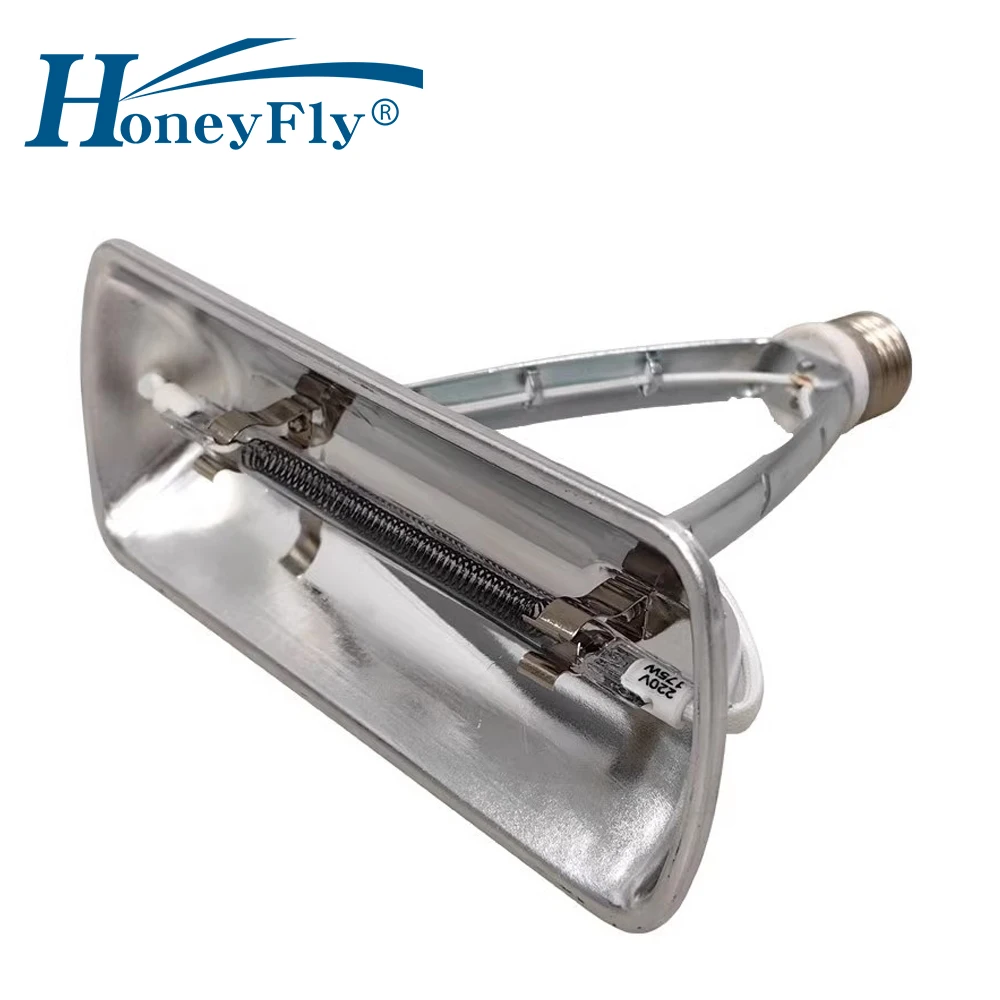 HoneyFly Carbon Fiber Heater Lamp E27 175W/275W 220V Low Brightness Heating Warming Element Quartz Tube for Farm Farming Pigs
HoneyFly Carbon Fiber Heater Lamp E27 175W/275W 220V Low Brightness Heating Warming Element Quartz Tube for Farm Farming Pigs