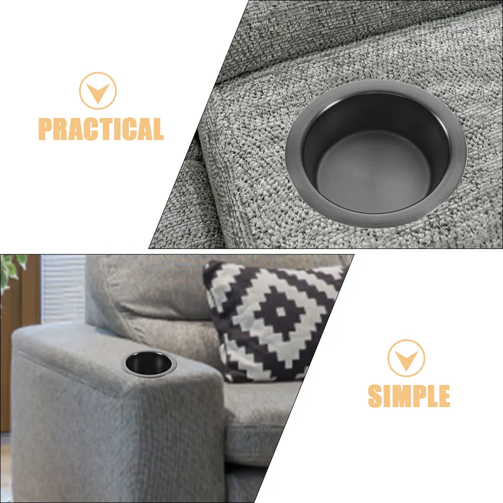 Stainless Steel Cup Holder for Sofa Couch Insert Universal Fit Boat Replacement Accessories Easy Install Design Simple
Stainless Steel Cup Holder for Sofa Couch Insert Universal Fit Boat Replacement Accessories Easy Install Design Simple