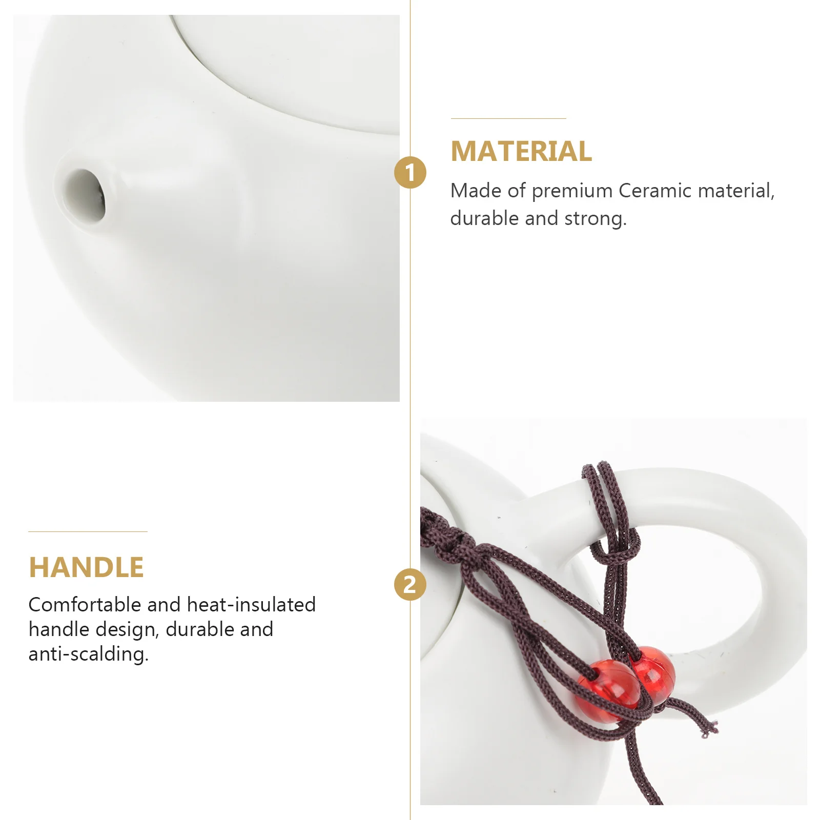 1Set Travel Ceramic Tea Set Portable Heat Resistant Kung Fu Teapot and Cup Kit Ideal for Outdoor Office Home Ceramic Teapot
1Set Travel Ceramic Tea Set Portable Heat Resistant Kung Fu Teapot and Cup Kit Ideal for Outdoor Office Home Ceramic Teapot