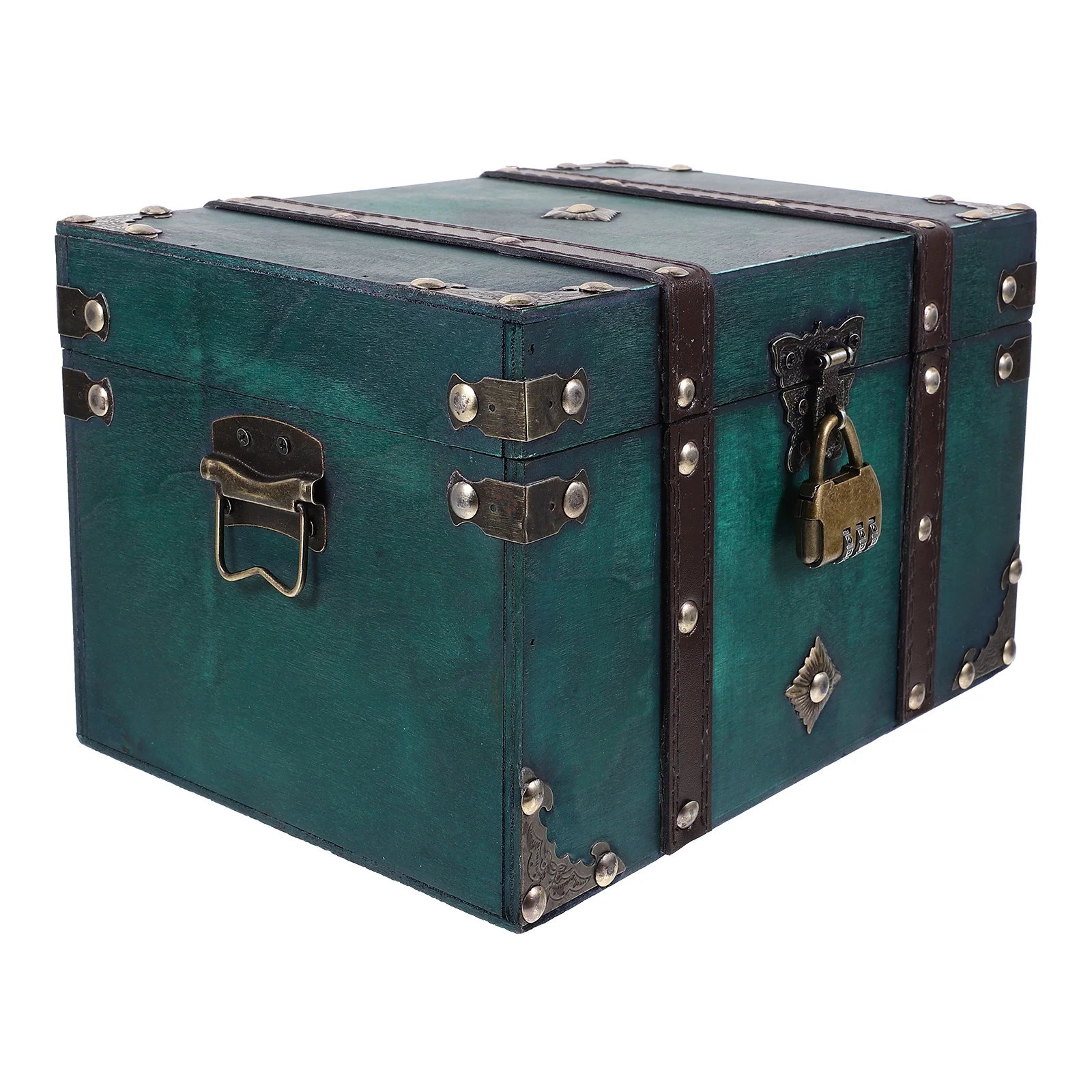 Treasure Chest Vintage Storage Box Small Desktop Wooden Boxes For Craft Photo Prop Pirate Green Jewelry Organizer
Treasure Chest Vintage Storage Box Small Desktop Wooden Boxes For Craft Photo Prop Pirate Green Jewelry Organizer