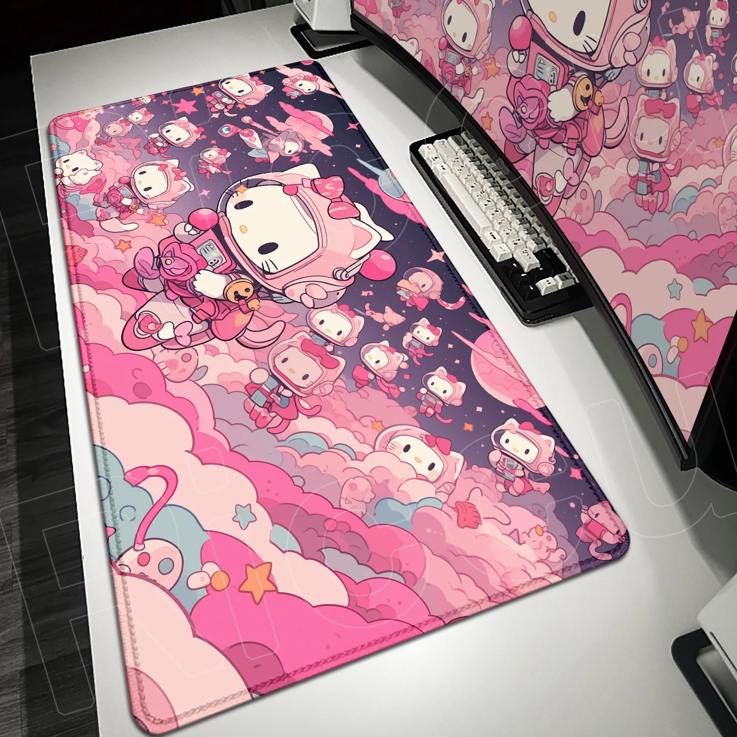 HD Print Sanrio Kawaii Hello Kitty Mousepad Large Computer Gamer Non-slip Mouse Pad XXL Machinery Keyboard PC Lock Edge Desk Mat
HD Print Sanrio Kawaii Hello Kitty Mousepad Large Computer Gamer Non-slip Mouse Pad XXL Machinery Keyboard PC Lock Edge Desk Mat