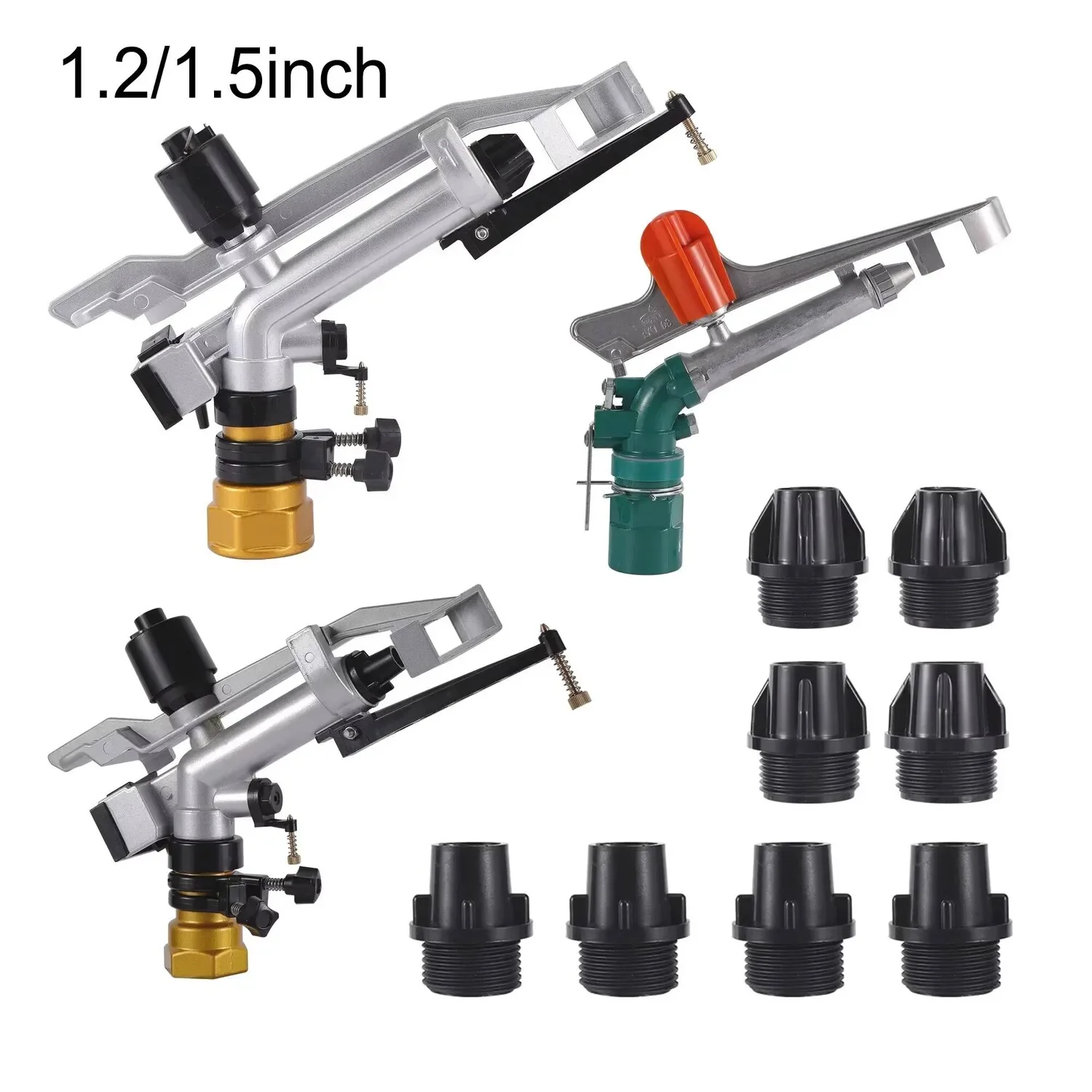 Garden Irrigation 1.2/1.5inch Internal Thread Long Distance Sprinkler Agricultural Garden Lawn Outdoor Large Range Spray Gun
Garden Irrigation 1.2/1.5inch Internal Thread Long Distance Sprinkler Agricultural Garden Lawn Outdoor Large Range Spray Gun