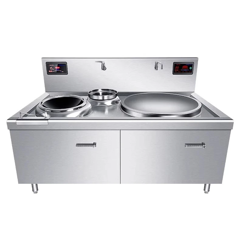 Commercial Induction Cooker Double-head Electromagnetic Cooker Large and One Small Double-head Concave High Power
Commercial Induction Cooker Double-head Electromagnetic Cooker Large and One Small Double-head Concave High Power