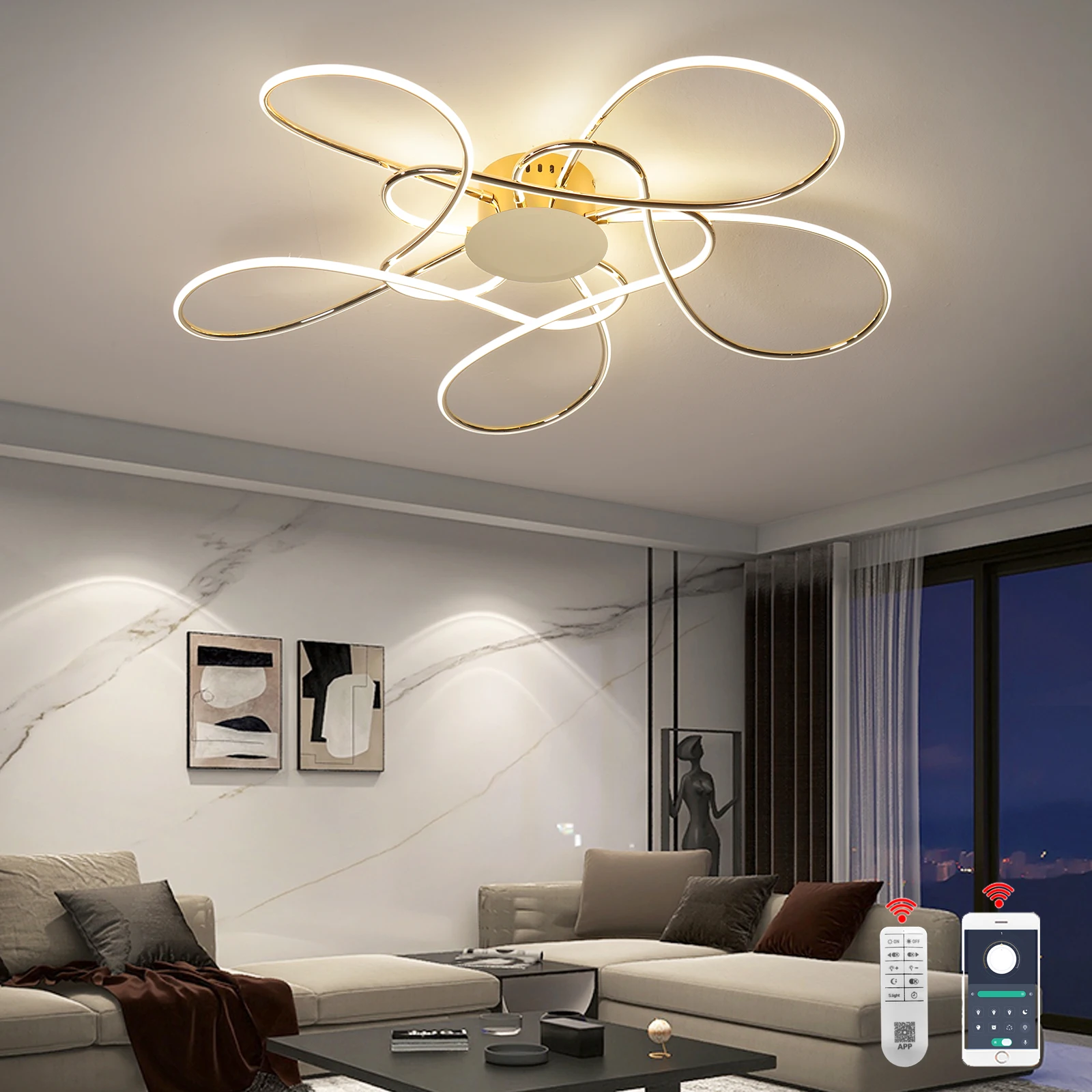 Modern Luxury Creative LED Ceiling Pendant Lights Flowers Ceiling Lamp Design Line Bedroom Living Rooms Lobby Villa Lighting
Modern Luxury Creative LED Ceiling Pendant Lights Flowers Ceiling Lamp Design Line Bedroom Living Rooms Lobby Villa Lighting