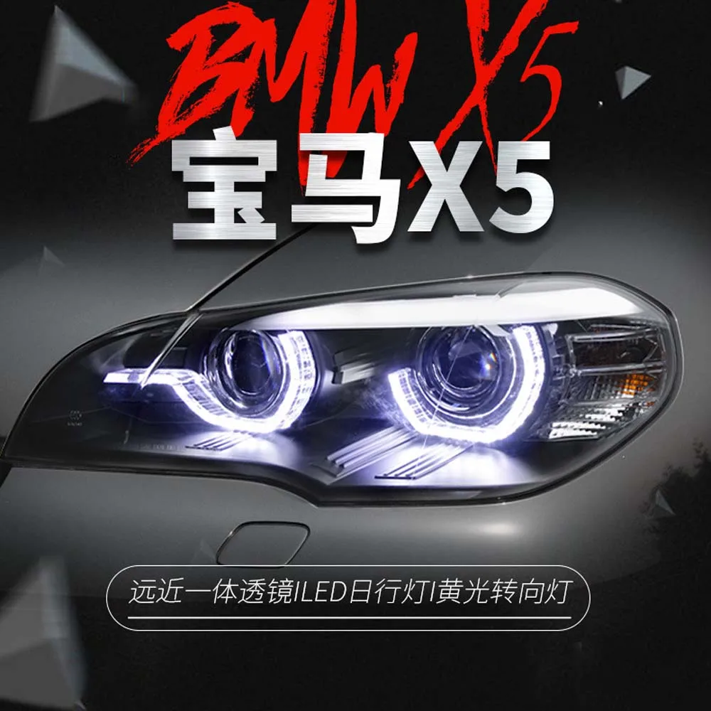 Car Accessories Daytime Running Light Front Lamp Headlight Assembly Turn Signal Angel Eye Head Lamp For BMW X5 E70 2007-2011
Car Accessories Daytime Running Light Front Lamp Headlight Assembly Turn Signal Angel Eye Head Lamp For BMW X5 E70 2007-2011