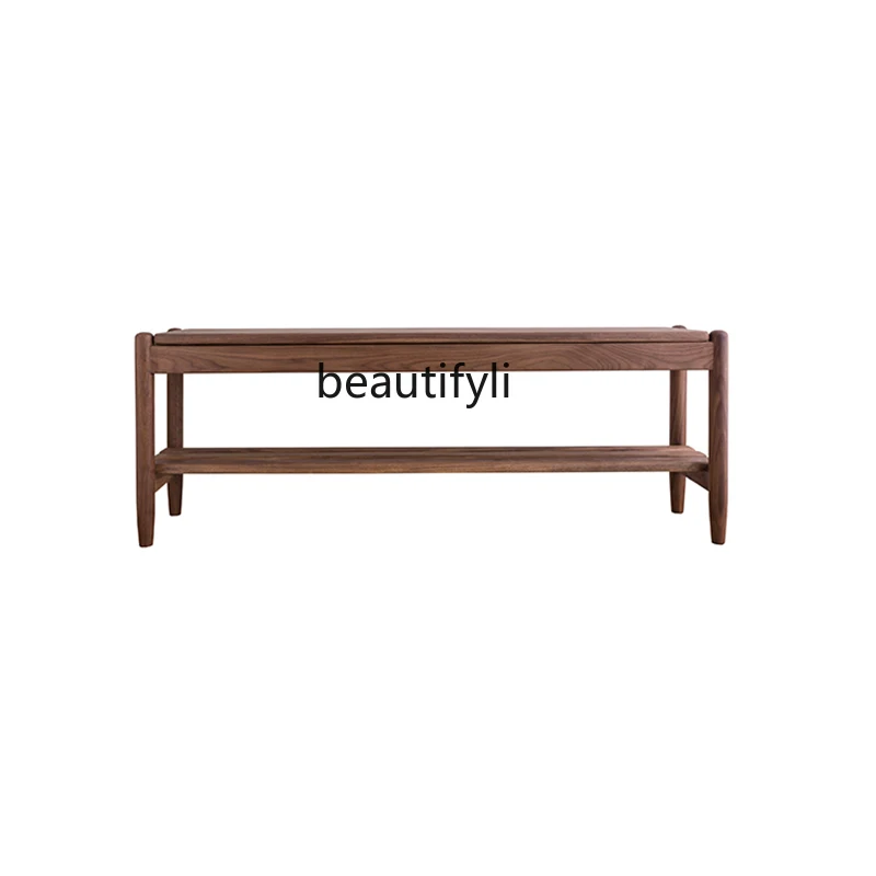 Customized Nordic Style Solid Wood Log Doorway Shoe Wearing Stool Black Walnut Footstool Home Bed End Stool Entrance Bench
Customized Nordic Style Solid Wood Log Doorway Shoe Wearing Stool Black Walnut Footstool Home Bed End Stool Entrance Bench