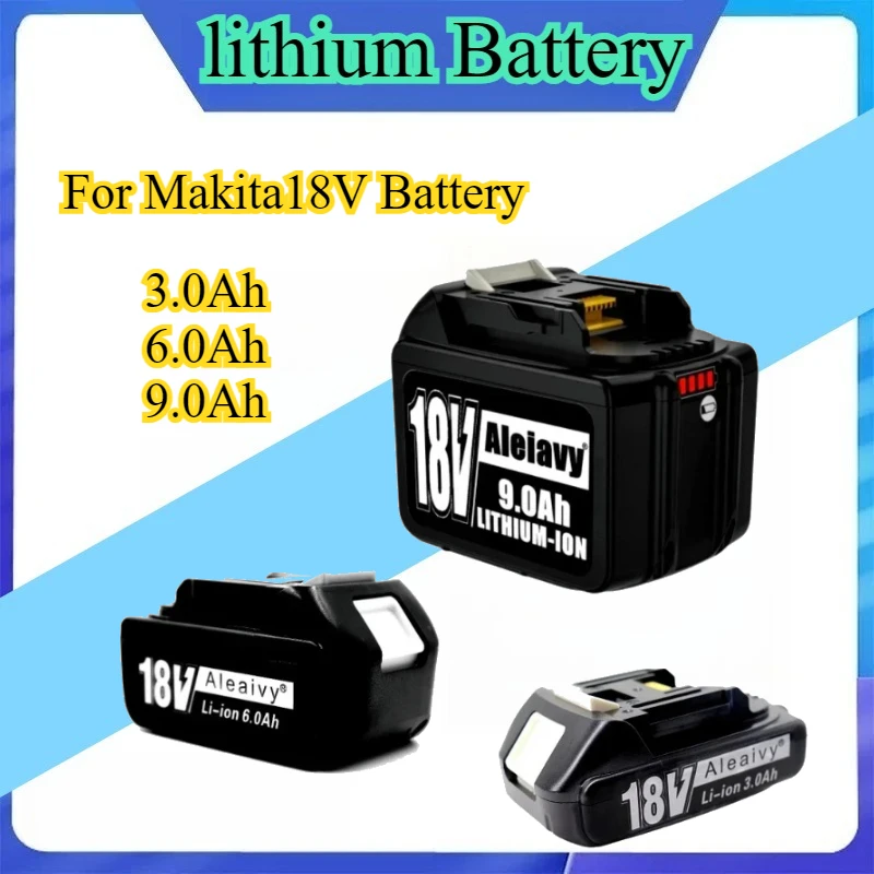 9000mAh for Makita 18V Battery Rechargeable Power Tools Battery 18V makita with LED Li-ion Replacement LXT BL1830 BL1860 BL1850
9000mAh for Makita 18V Battery Rechargeable Power Tools Battery 18V makita with LED Li-ion Replacement LXT BL1830 BL1860 BL1850