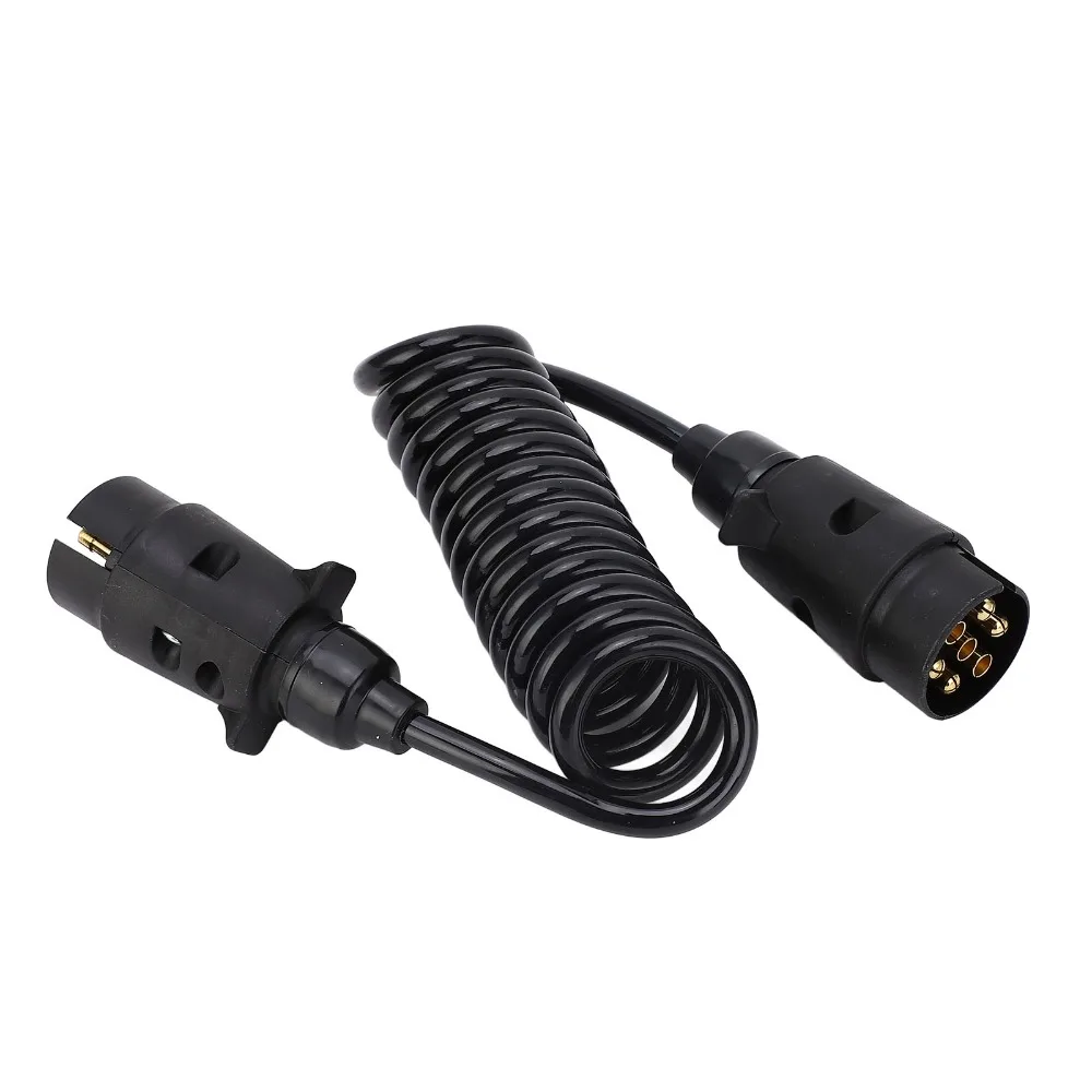 Durable 12V/24V Trailer Spring Wire 2M 7 Core Towing Coiled Wire Trailer Coil Cable Cars
Durable 12V/24V Trailer Spring Wire 2M 7 Core Towing Coiled Wire Trailer Coil Cable Cars