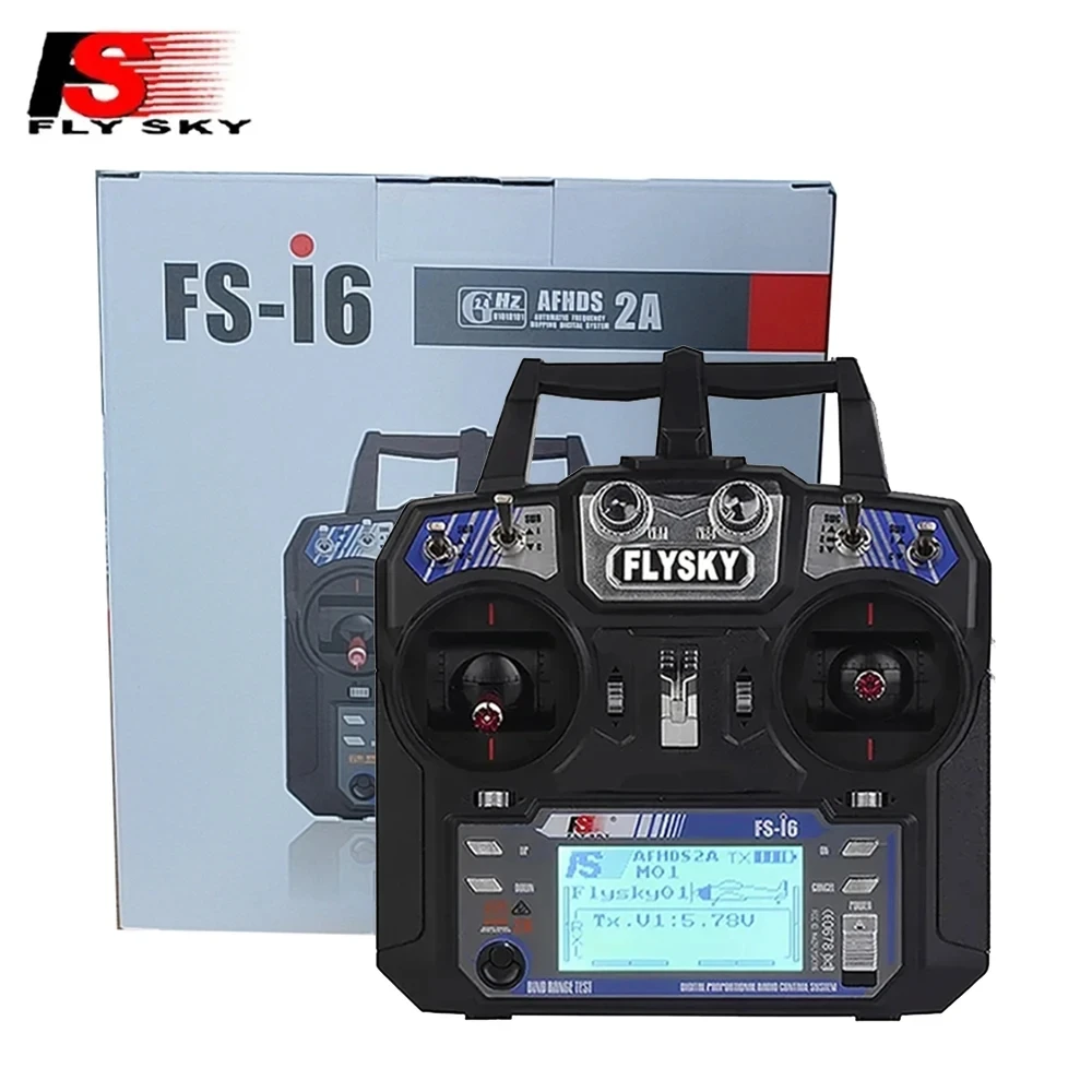 FLYSKY FS-i6 I6 2.4G 6CH AFHDS Rdio Transmitter with FS-IA6B/FS-IA6 Receiver for RC Airplane Helicopter FPV Racing Drone
FLYSKY FS-i6 I6 2.4G 6CH AFHDS Rdio Transmitter with FS-IA6B/FS-IA6 Receiver for RC Airplane Helicopter FPV Racing Drone