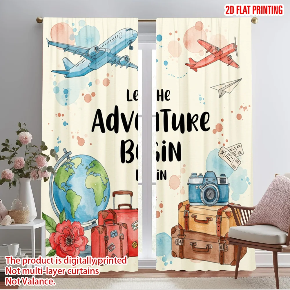 2pcs 2D flat printing Scene Curtains Let the Adventure Begin_a Polyester Without Electricity Seasonal Party & Holiday Decor for
2pcs 2D flat printing Scene Curtains Let the Adventure Begin_a Polyester Without Electricity Seasonal Party & Holiday Decor for