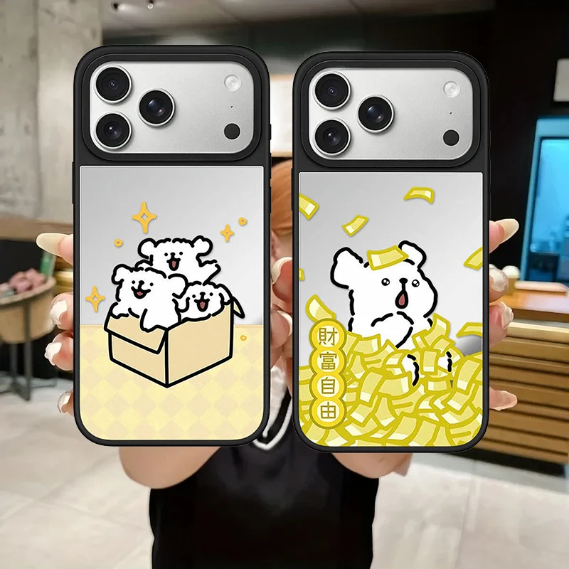 Cute Dogs in The Box Mirror Surface Magnetic Phone Case Cover for IPhone 12 13 14 15 16 17 Pro Max Case for IPhone 17 Air
Cute Dogs in The Box Mirror Surface Magnetic Phone Case Cover for IPhone 12 13 14 15 16 17 Pro Max Case for IPhone 17 Air