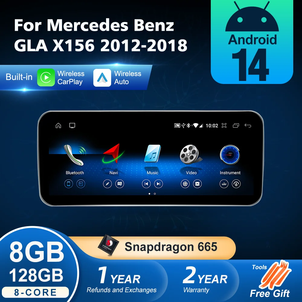 Автомобильный экран Android 14, для Mercedes Benz GLA X156 2012-2018, GPS Carplay, мультимедийный плеер, радио Navi, WIFI, 4G, видео
Автомобильный экран Android 14, для Mercedes Benz GLA X156 2012-2018, GPS Carplay, мультимедийный плеер, радио Navi, WIFI, 4G, видео
