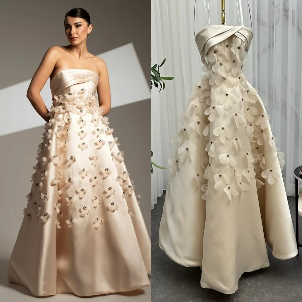 Customized Intricate Handmade Flower Pearl A-line Strapless Long Dresses Bespoke Occasion Dresses Elegant Sizes Available Formal
Customized Intricate Handmade Flower Pearl A-line Strapless Long Dresses Bespoke Occasion Dresses Elegant Sizes Available Formal