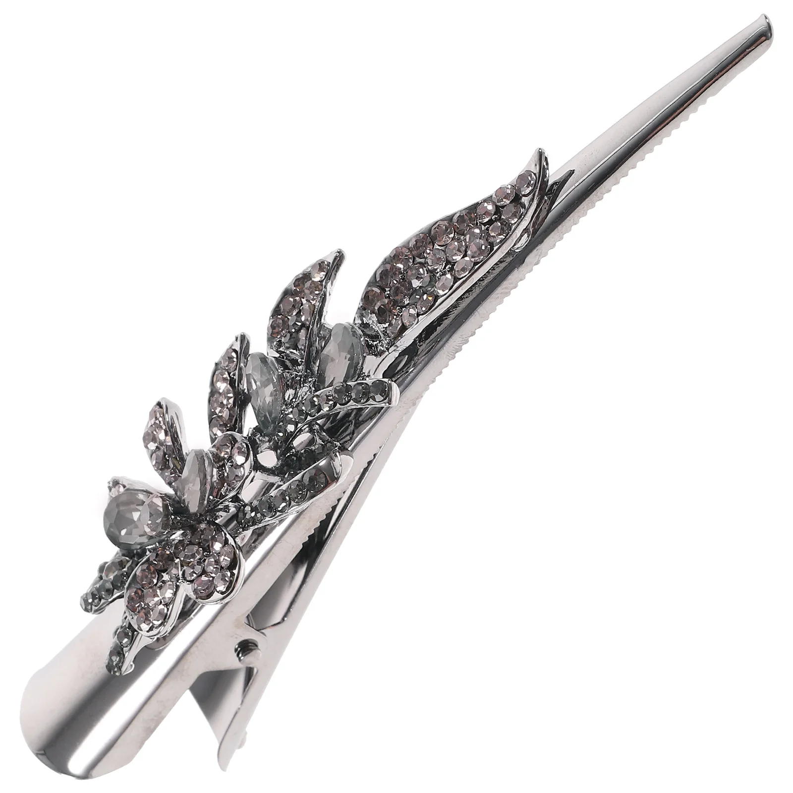 Заколки со стразами в стиле ретро, большой размер, металлические аксессуары для волос с кристаллами, зажимы для волос в виде утки для женщин, серый стиль, алигатор
Заколки со стразами в стиле ретро, большой размер, металлические аксессуары для волос с кристаллами, зажимы для волос в виде утки для женщин, серый стиль, алигатор