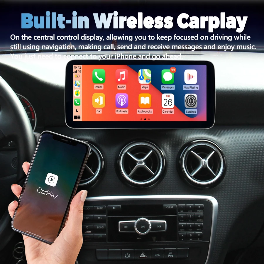 Car Radio Multimedia Video Player For Mercedes Benz GLA X156 CLA C117 X117 A Class W176 2016-2019 CarPlay DSP Android Screen
Car Radio Multimedia Video Player For Mercedes Benz GLA X156 CLA C117 X117 A Class W176 2016-2019 CarPlay DSP Android Screen