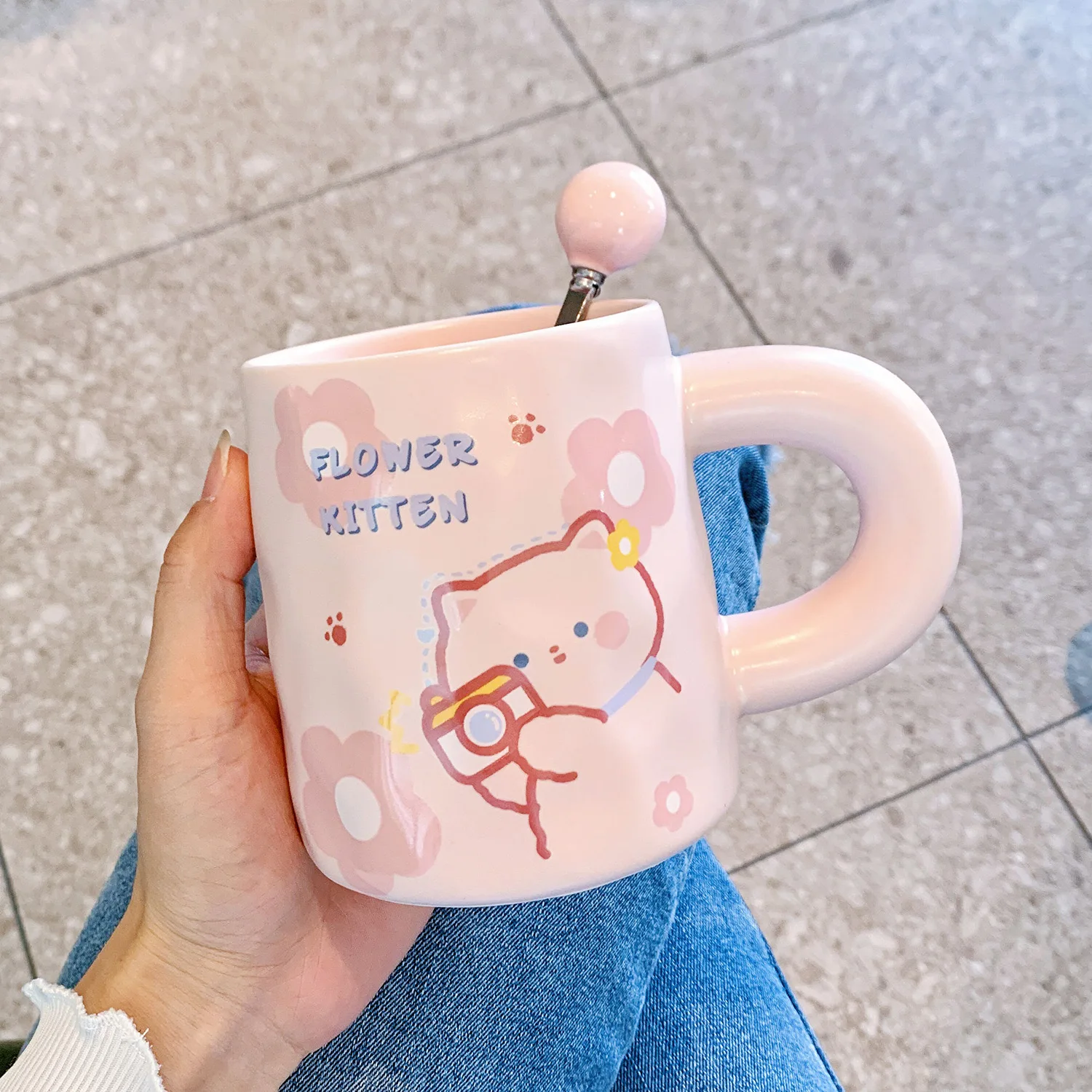 Cute Ceramic Water Cup for Children, Creative Mug for Breakfast, Home and Office, High Appearance
Cute Ceramic Water Cup for Children, Creative Mug for Breakfast, Home and Office, High Appearance