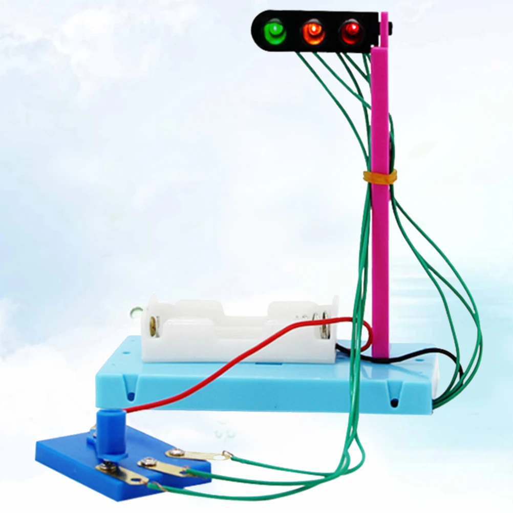 DIY Traffic Light Model Kids Educational Toy Bright Colors Material Practical Thinking Skills Mini Set Child Fun
DIY Traffic Light Model Kids Educational Toy Bright Colors Material Practical Thinking Skills Mini Set Child Fun
