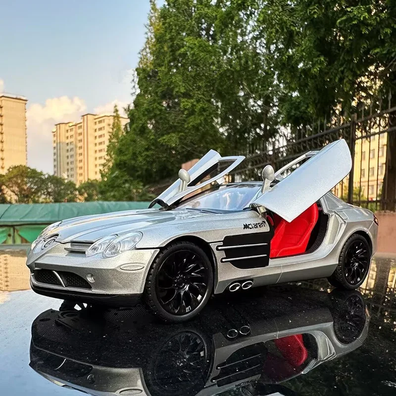 1:24 SLR 722S, модель спортивного автомобиля из сплава, литая под давлением металлическая гусеничная гоночная машина, модель автомобиля, имитация звука и света, детская игрушка в подарок
1:24 SLR 722S, модель спортивного автомобиля из сплава, литая под давлением металлическая гусеничная гоночная машина, модель автомобиля, имитация звука и света, детская игрушка в подарок