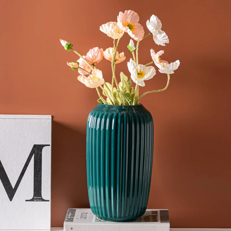 Modern minimalist ceramic vase - luxurious and high-end decorative artificial flowers for water-grown fresh flowers, suitable fo
Modern minimalist ceramic vase - luxurious and high-end decorative artificial flowers for water-grown fresh flowers, suitable fo