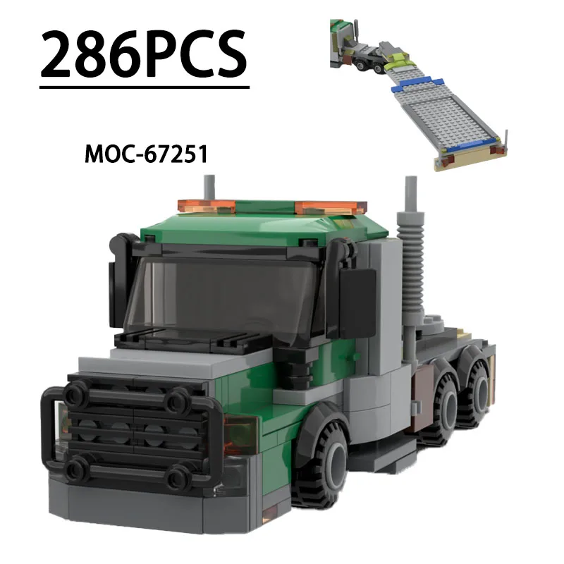 Конструктор MOC-67251: Модель полуприцепа-грузовика, 286 деталей, развивающая игрушка для детей, подарок на День рождения, Рождество, Новый год
Конструктор MOC-67251: Модель полуприцепа-грузовика, 286 деталей, развивающая игрушка для детей, подарок на День рождения, Рождество, Новый год