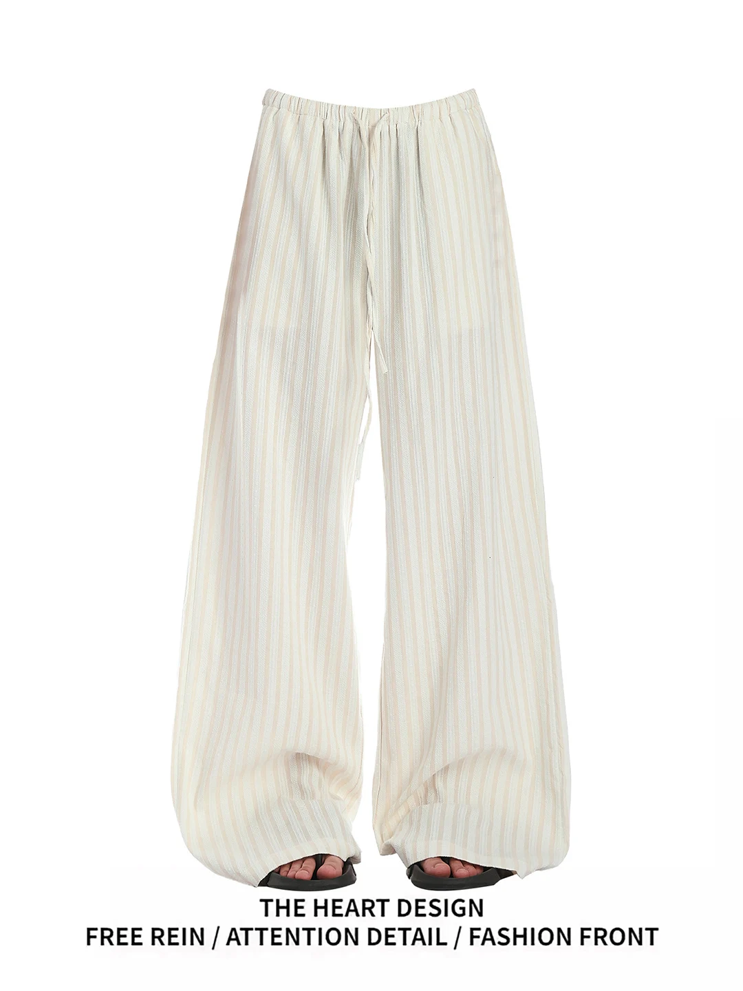 American Retro Striped Casual Pants Women Summer Thin Loose Lazy Drape Wide Leg Straight Cut Long Trousers Sweet Style Simple...
American Retro Striped Casual Pants Women Summer Thin Loose Lazy Drape Wide Leg Straight Cut Long Trousers Sweet Style Simple...