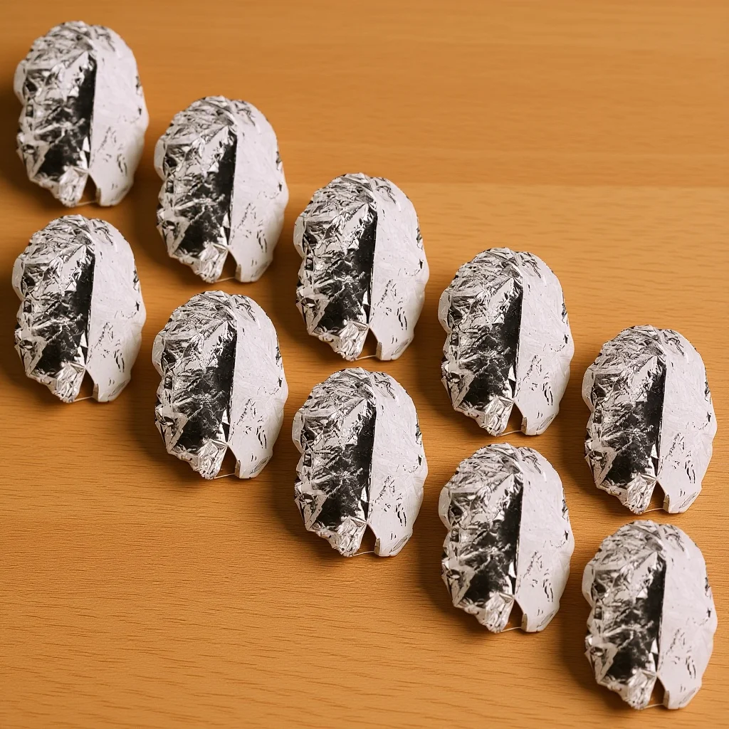 10Pcs Lightweight Aluminum Foil Hair Caps for Heat Enhanced Conditioning Therapy Comfortable Fit All Head Sizes
10Pcs Lightweight Aluminum Foil Hair Caps for Heat Enhanced Conditioning Therapy Comfortable Fit All Head Sizes