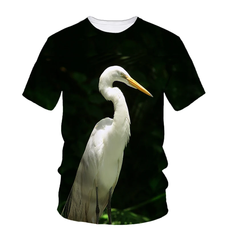 Osprey Egret 3d Printed Summer Men's Short Sleeve Creative Fashion New T-Shirt Casual Personality Hip Hop Quality Loose Clothing
Osprey Egret 3d Printed Summer Men's Short Sleeve Creative Fashion New T-Shirt Casual Personality Hip Hop Quality Loose Clothing