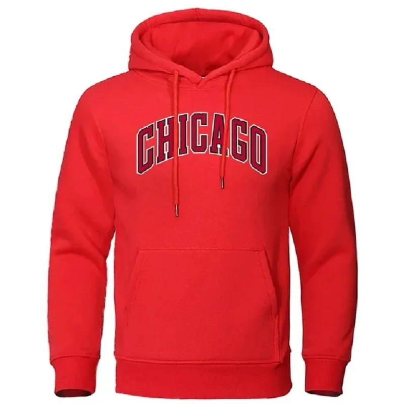Men women Red Chicago Print Hoodies Autumn Long Sleeve Pullover Tops Casual Pocket Hoodies Unisex Outer Loose Sport Wear
Men women Red Chicago Print Hoodies Autumn Long Sleeve Pullover Tops Casual Pocket Hoodies Unisex Outer Loose Sport Wear
