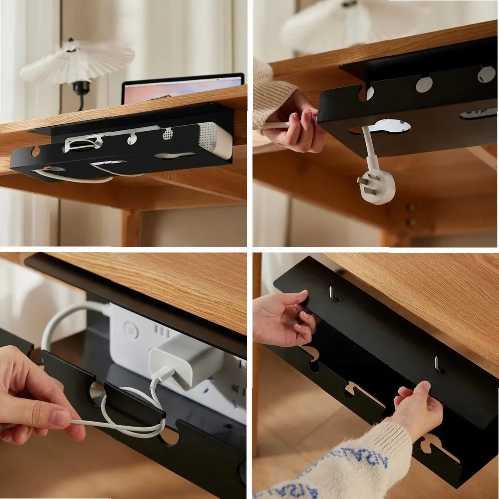Versatile Under Desk Cable Management Rack Sturdy Spacious Cable Organizer Rack No Drilling Wear-resistant Socket Strip Holder
Versatile Under Desk Cable Management Rack Sturdy Spacious Cable Organizer Rack No Drilling Wear-resistant Socket Strip Holder