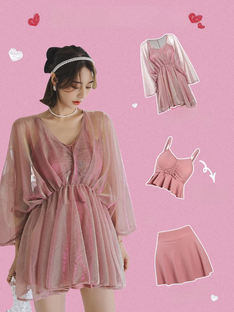 plus Size Women's Swimwear Skirt Sle Tee Piece Set Belly Covering Flattering for Hot Springs Conservative Student Use
plus Size Women's Swimwear Skirt Sle Tee Piece Set Belly Covering Flattering for Hot Springs Conservative Student Use