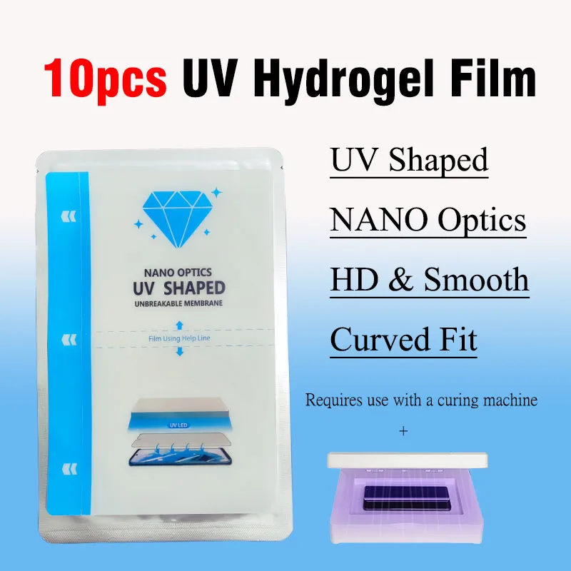 10pcs UV Curing Hydrogel Film Screen Protector For Cutting Machine UV Vacuum Curing Machine Support in All Phone Model NANO Film
10pcs UV Curing Hydrogel Film Screen Protector For Cutting Machine UV Vacuum Curing Machine Support in All Phone Model NANO Film