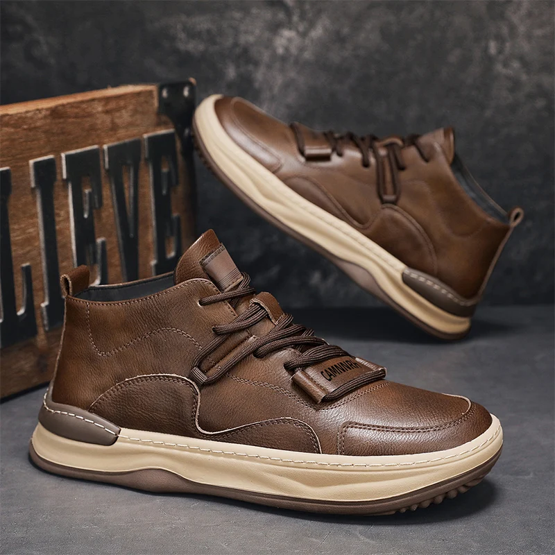 Mens High Top Skate Shoes Casual Sports Sneakers for Men Comfortable Breathable Lightweight Durable
Mens High Top Skate Shoes Casual Sports Sneakers for Men Comfortable Breathable Lightweight Durable