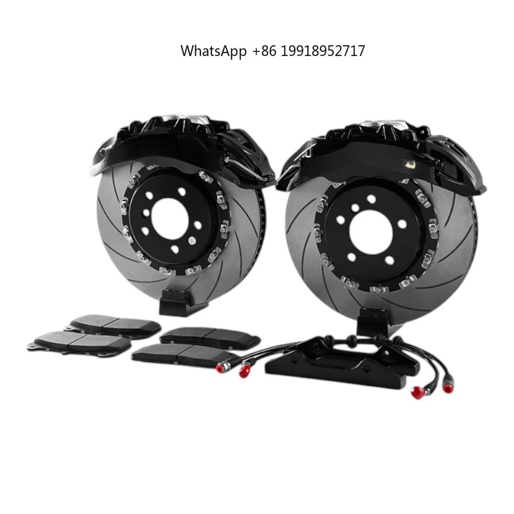 IC6 High Temperature Resistant Gold Six Piston Calipers With Marked Floating Brake Discs for Malibu JJ1495
IC6 High Temperature Resistant Gold Six Piston Calipers With Marked Floating Brake Discs for Malibu JJ1495