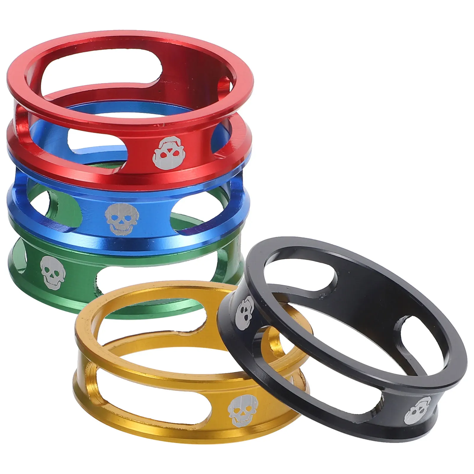 5pcs 28.6Mm Aluminum Washer Mountain Bike Spacers Fork Parts Lightweight Durable Replacement Road Bike Fixed Gear Colorful Red
5pcs 28.6Mm Aluminum Washer Mountain Bike Spacers Fork Parts Lightweight Durable Replacement Road Bike Fixed Gear Colorful Red