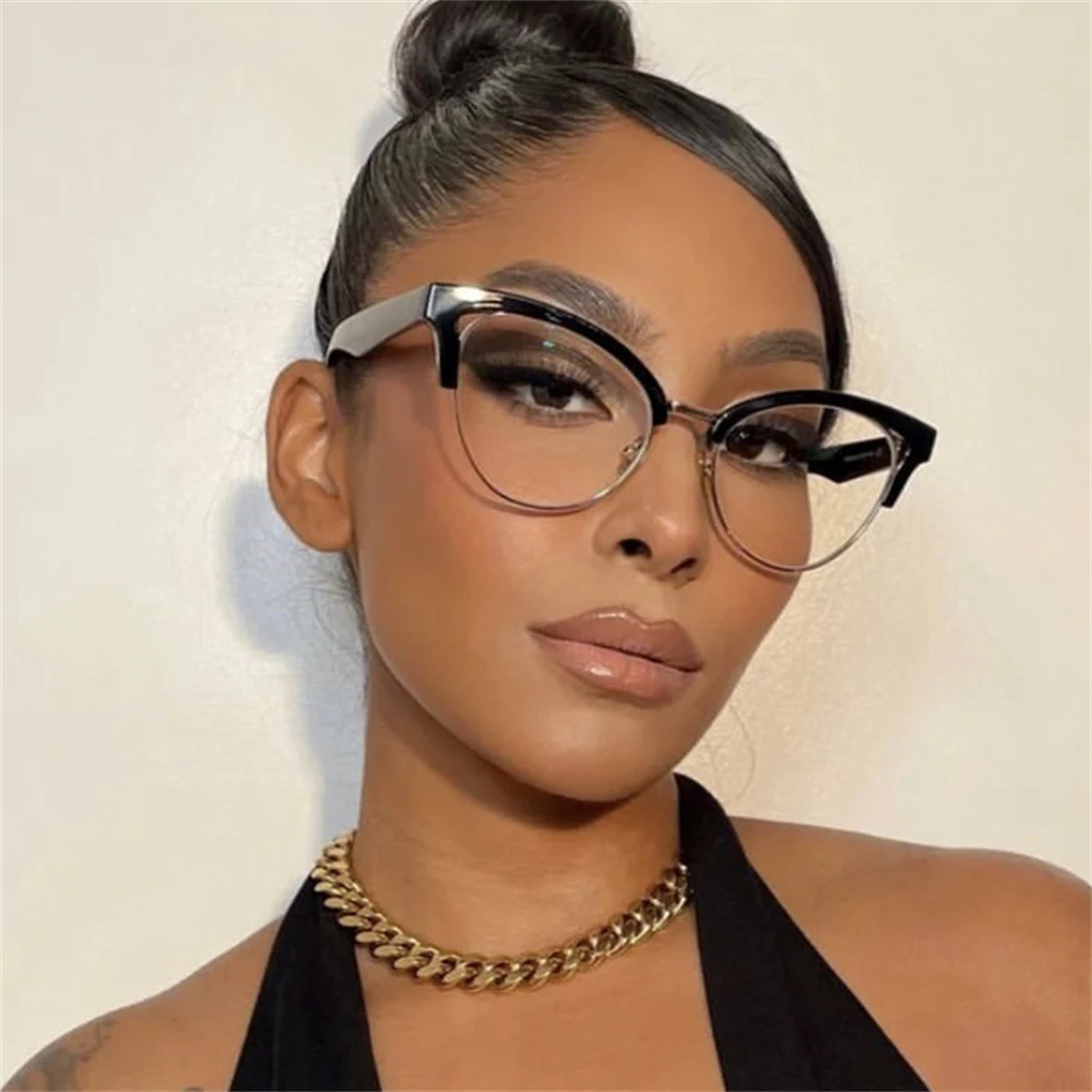 YINSQER New Cat Eye Half Frame Anti-Blue Light Reading Glasses Women Fashion Luxury Brand Ladies Optical Eyeglasses Frame
YINSQER New Cat Eye Half Frame Anti-Blue Light Reading Glasses Women Fashion Luxury Brand Ladies Optical Eyeglasses Frame